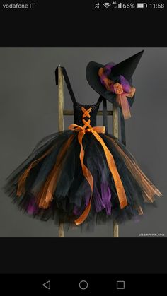 Diy Witch Costume, Tutu Diy, Kids Witch Costume, Witch Costume Diy, Diy Witch, Diy Costumes Women, Kids Costumes Girls, Diy Tutu