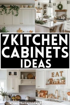 This post shows you the 7 best above the kitchen cabinets decorating ideas! Sharing ideas for farmhouse house style kitchen cabinet ideas, modern kitchen cabinet decor, rustic cabinet decorating ideas, ceramics, plants and more!! Decorating Tops Of Kitchen Cabinets, Above Cabinet Ideas, What To Put Above Kitchen Cabinets, Top Of Cabinet Decor Kitchen, Over Cabinet Decor Kitchen Ideas, Kitchen Cabinet Decor Above, Kitchen Cabinets Lighting