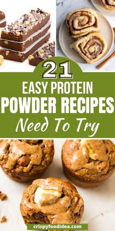 21 easy protein powdered recipes need to try