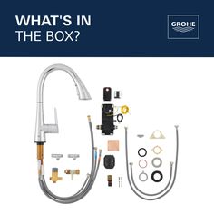 what's in the box? - grohe water heater repair kit