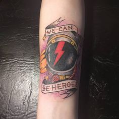 we can be hero tattoo on the arm