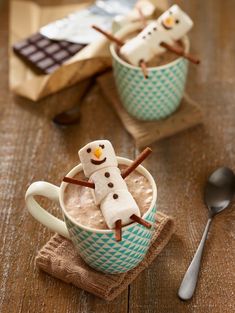 Easy Christmas Treats, Chocolate Caliente, Christmas Brunch, Christmas Breakfast, Christmas Dishes, Fun Kids Food, Holiday Drinks