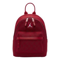 Air Jordan Monogram Mini Backpack 'Gym Red' 7A0761-R78 Jordan Mini Backpack, Air Jordan Backpack, Red Sports Backpack, Red Standard Backpack For Sports, Red Mini Backpack, Red Functional Sports Backpack, Gym Backpack, Mini Backpack, Air Jordans