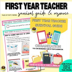 the first year teacher's guide and resources to help students learn how to use it