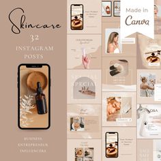 #Social_Media_Skincare #Esthetician_Instagram_Post #Skincare_Social_Media #Spa_Instagram Skincare Social Media, Spa Instagram, Blogger Branding, Esthetician Instagram, Skincare Instagram, Spa Branding, Skincare Quotes, Template Instagram, Etsy Instagram