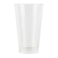 a clear plastic cup on a white background