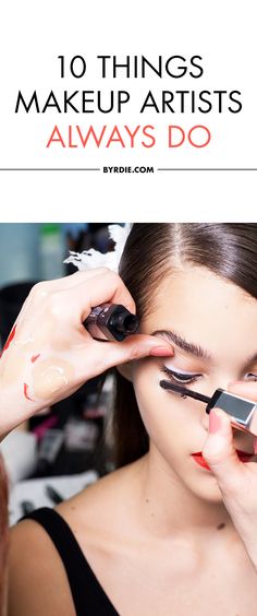 Makeup artists always do these things, and you should too. Makeup Artist Tips, Diy Beauty Hacks, Makati, Makeup Revolution, Makeup Artists, Diy Beauty, Beauty Routines, Makeup Yourself