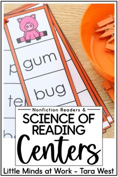 the science of reading centers for little minds at work