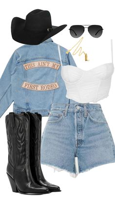 Lyn Lapid Concert Outfit, Stampede Outfits, Corset Jean, Stagecoach Outfits, Concert Outfit Jeans, Country Fest, Outfitinspo Style