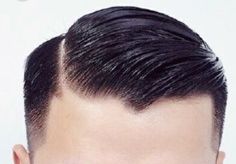 Slicked Back Side Part, Mens Haircuts Round Face, Brylcreem Hairstyles, Comb Over Fade Haircut, Classic Mens Hairstyles