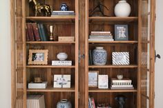 How to Style A Bookcase: Easy Tips for Bookshelf Styling Style A Bookcase, Styling A Bookcase, Creative Bookcases, Pine Bookcase, Bookcase Styling, Bookshelf Styling, Lego Pieces, Small Figurines, Amber Interiors