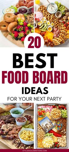 20 Best DIY Food Board Ideas for Your Next Party Churcurie Board Ideas Easy, Finger Sandwich Charcuterie Board, Bring Your Own Food Board Party, Small Grazing Board Ideas, Charcuterie Board Sandwiches, Unique Board Ideas, Dish To Bring To A Party, Chacutery Board Ideas Girls Night, Lunch Board Ideas