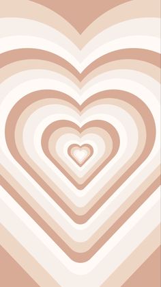 an abstract heart shape background in beige and white