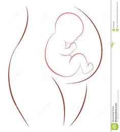 a drawing of a baby's breast in the shape of a circle on a white background