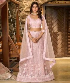 Lavender Net Lehenga Choli 283087 Net Lehenga Choli, Chaniya Choli, Lehenga Choli, Lehenga, Lavender