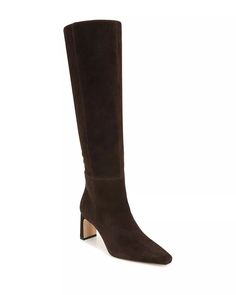 Sam Edelman Women's Sylvia Pointed Toe Mid Heel Tall Boots | Bloomingdale's Sam Edelman Tall Boots, Leather Mid-calf Boots Medium Width Tall, Suede Mid-calf Boots With Pointed Toe And Reinforced Heel, Brown Suede Knee-high Boots With Pointed Toe, Heel Tall Boots, Red Pointed Toe Boots With 4-inch Heel, Bridal Boots, Swimsuit Cover Up Dress, Red Summer Dresses