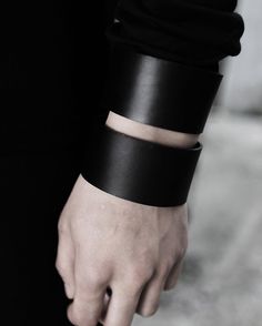 Jehee Sheen - SS14 Cos Fashion, Street Goth, Edgy Accessories, Acrylic Jewelry, Dishonored, Male Man, Rock Chic, Vixx, Leather Cuffs