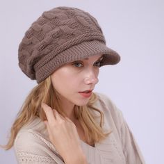 Season:Fall,Winter; Gender:Women's; Quantity:1 PC; Style:Retro,Simple Style; Occasion:Sports  Outdoor,Holiday,Daily; Material:Knit; Function:Casual / Daily; Pattern:Solid / Plain Color; Listing Date:06/20/2022; Type:Slouchy Beanie Hat Bonnet Carhartt, Ski Hut, Visor Beanie, Hair Towel Wrap, Knitted Beret, Cute Beanies, Slouchy Beanie Hat, Slouch Beanie, Mens Beanie