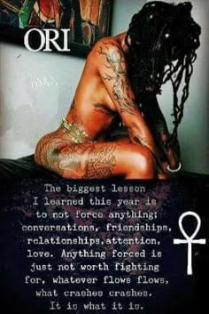 an image of a woman with tattoos on her body and the words,'i am not