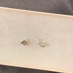 Adorable Bunny Earrings Sterling Silver Never Worn In Original Box Bunny Earrings, Adorable Bunny, Earrings Sterling Silver, Cute Bunny, Sterling Silver Earrings, Original Box, Jewelry Earrings, Stud Earrings, Women Jewelry