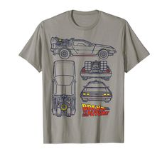 PRICES MAY VARY. Officially Licensed Back To The Future Apparel 18NVBF00047A-001 Lightweight, Classic fit, Double-needle sleeve and bottom hem Back To The Future Delorean, To The Future, Back To The Future, Logo T Shirt, Branded T Shirts, Tshirt Logo, The Future, Fashion Branding, Mens Graphic Tshirt