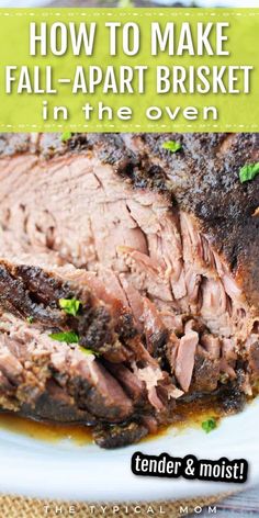 Best Way To Cook Beef Brisket, Whole Beef Brisket Recipes, Best Bbq Brisket Recipe, Ree Drummond Brisket Recipe, How To Make Beef Brisket, Cooking Brisket In The Oven, Beef Brisket Roast Recipes, Rolled Brisket Recipes, Brisket In Oven How To Cook