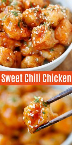 this sweet and sour chili chicken recipe is so good it's easy to make