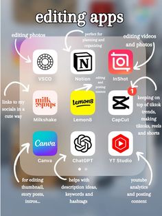 Thumbnail Editing Apps, Free Youtube Editing Apps, Apps To Make Youtube Intros, Apps To Use To Edit Youtube Videos, Youtube Thumbnail Editing Apps, Apps For Editing Youtube Videos, Vlog Editing Apps, Apps For Youtube Editing, Digital Creator Ideas