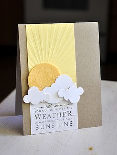 a card with the words you can't enter the weather, and clouds on it