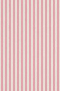 a pink and white striped wallpaper with vertical stripes