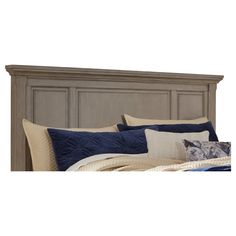 Lettner Panel Headboard Ash-B733-57 Buddha Candle, Head Boards, Headboard With Lights, Birch Veneer, Crown Moulding, Queen Bed Frame, Queen Headboard, King Headboard, Panel Headboard