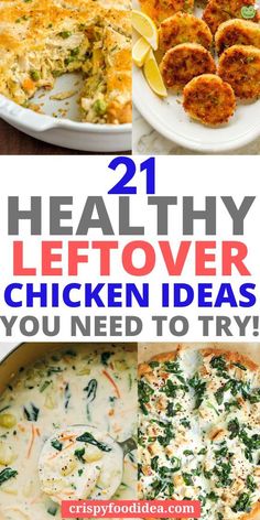 Here you get some leftover chicken recipes that are best for meal plan. Leftover Roitessere Chicken Recipes, Healthy Recipes With Leftover Chicken, Dinners With Leftover Chicken, What To Make With Rotisserie Chicken Healthy, What To Do With Roasted Chicken, Leftover Grilled Chicken Recipes Easy, Leftover Chicken Meals, Leftover Lemon Chicken Recipes, Healthy Leftover Rotisserie Chicken