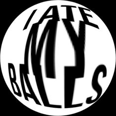 the logo for late nights in bales, with black and white letters on it