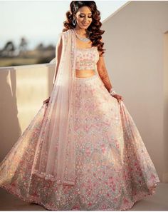 Net Lehenga Choli, Bridesmaid Lehenga, Lehenga Choli Wedding, Heavy Work, Lehenga Choli Online, Indian Dresses Traditional