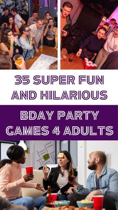 birthday party games for adults