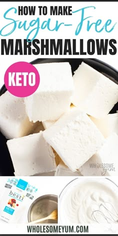 how to make sugar - free marshmallows with keto