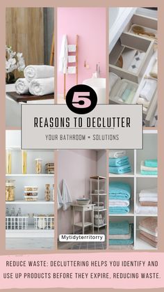 the 5 reasons to declutter your bathroom and linen storage system in five easy steps