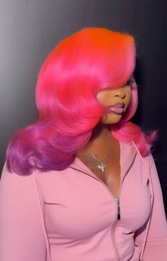 Huge Hair, Cute Hair Colors, Short Wavy Hair, Human Hair Lace Wigs, Baddie Hairstyles, Aesthetic Hair, Purple Hair, Weave Hairstyles