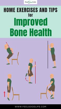 an illustrated guide to improve bone health for home exercise and tips on how to use it