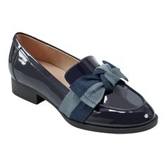 PRICES MAY VARY. This Lindio Tailored Loafers are balanced by a feminie flowy chiffon bow that delivers a fresh take on slip-on style. Almond Toe Slip on Closure 0.79" heel height Amazon Clothes, Loafers Online, Most Comfortable Shoes, Slip On Loafers, Trendy Sneakers, School Colors, Slipper Shoes, Pretty Shoes, Leather Flats