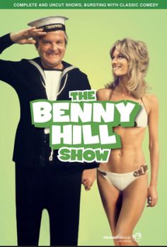 a man and woman in bathing suits with the words the penny hill show on them