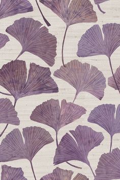 purple leaves are arranged on a white background, as if they were painted with watercolors