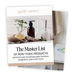 the master list of non - tonic products