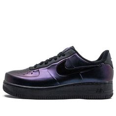 Nike Air Force 1 Foamposite Pro 'Court Purple' AJ3664-500 (AF1/SNKR/Retro/Skate/Casual/Low Top) Batman Comic Art, Foam Posites, Nike Air Force 1, Air Force 1, Nike Air Force, Purple And Black, Low Top, Comic Art, Air Force