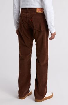 Refresh your essentials with straight-leg corduroy pants constructed from a soft cotton blend with just-right stretch. 32" inseam; 11" front rise (size 32) Zip fly with button closure Five-pocket style 83% cotton, 15% polyester, 2% elastane Machine wash, tumble dry Imported Corduroy Pants, Nordstrom Rack, Teak, Levi's, Straight Leg, Cotton Blend, Nordstrom, Outfit Accessories, Pants