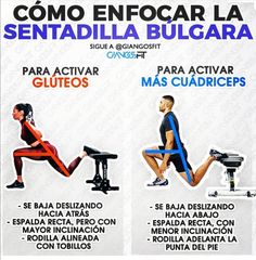 an advertisement for a gym with two people doing different exercises on the same bench and one man