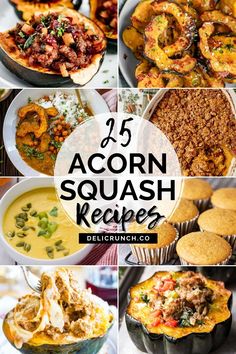 acorn squash recipes Recipes For Acorn Squash, Sauce For Mac And Cheese, Acorn Squash Baked, Cheap Paleo Meals, Mashed Squash, Acorn Squash, Squash Recipes