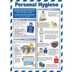 a poster with instructions for personal hygiene