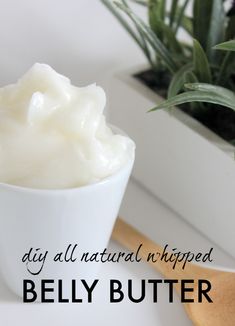 Diy Belly Butter, Whipped Body Butter Recipe, Body Butter Recipe, Antiaging Skincare Routine, Birth Preparation, Doterra Oil, Diy Body Butter, Body Butters Recipe, Stretch Mark Cream