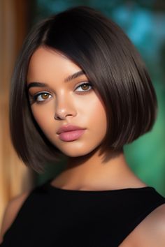 Trendy bob hairstyle ideas | hairstyle tutorial ideas Bob Cut Hairstyles Short, Slanted Bob Haircut, Girls Bob Haircut, Fine Hair Tips, Bob Hairstyle Ideas, Lob Haircuts, Short Hairstyle Ideas, Modern Bob